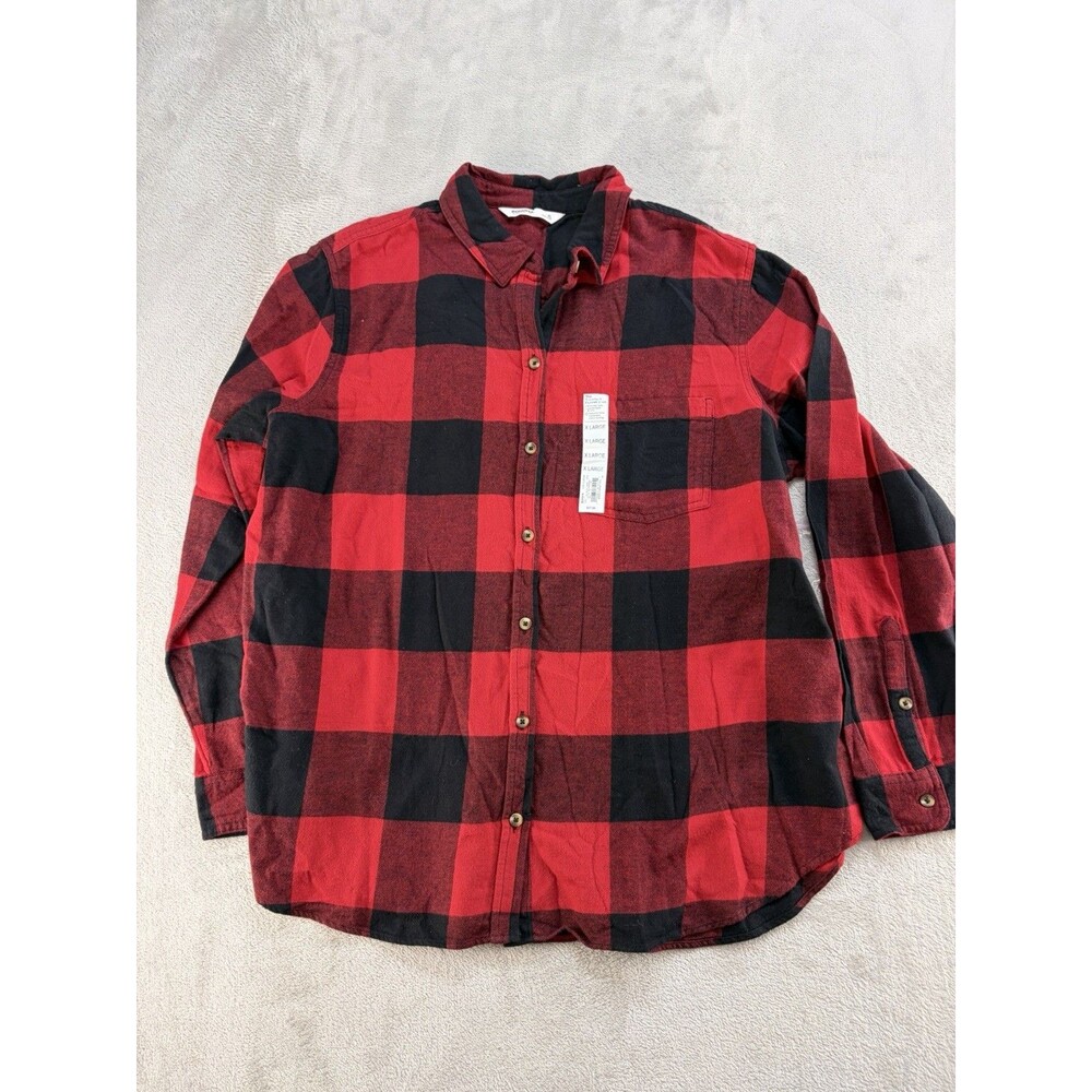Brand New Sonoma Supersoft Plaid Flannel mens shirts XL Long Sleeve New
